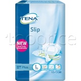 Фото Подгузники для взрослых Tena Slip Plus Large дышащие 10 шт. (7322541118741)