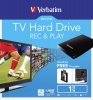 Фото товара Жесткий диск USB 1TB Verbatim TV Hard Drive Black (53180)