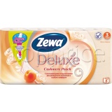 Фото Туалетная бумага Zewa Deluxe Peach 3 слоя 8 шт. (9011111035721)