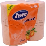 Фото Туалетная бумага Zewa Deluxe Peach 3 слоя 4 шт. (9011111035769)