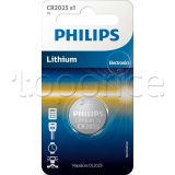 Фото Батарейки Philips Lithium CR2025/1bl (CR2025/01B) 1 шт.