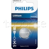 Фото Батарейки Philips Lithium CR2032/1bl (CR2032/01B) 1 шт.