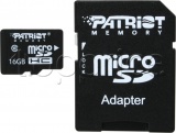 Фото Карта памяти micro SDHC 16GB Patriot UHS-I LX (PSF16GMCSDHC10)
