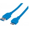 Фото товара Кабель USB3.2 Gen1 AM -> micro-USB Manhattan 1.0 м (325417)