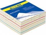 Фото Бумага для заметок Buromax Rainbow 80x80x30 мм, Glued (BM.2232)