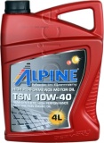 Фото Моторное масло Alpine TSN 10W-40 4л