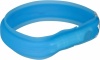 Фото товара Ошейник Trixie с USB силикон широкий синий M-L 50 cм/30 мм (12671)