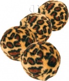 Фото Игрушка для кошек Trixie Набор мячиков меховых леопард 3,5 см (4 шт.) (4109)