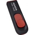 Фото USB флеш накопитель 64GB A-Data C008 Black/Red (AC008-64G-RKD)