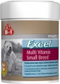 Фото Витамины 8in1 Excel Multi Vitamin для мелких собак 70 таб/150 мл (660471/109372)