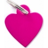 Фото товара Адресник MyFamily Сердце маленькое, розовый Basic Aluminum (MFB24)