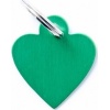 Фото товара Адресник MyFamily Сердце маленькое, зеленый Basic Aluminum (MFB41)