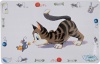 Фото товара Коврик Trixie для кошек "Comic Cat" под миски 44x28 см (24544)