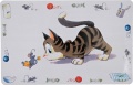 Фото Коврик Trixie для кошек "Comic Cat" под миски 44x28 см (24544)