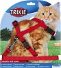 Фото товара Поводок + шлея Trixie для больших кошек 34 - 57 см/13 мм (41960)