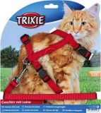 Фото Поводок + шлея Trixie для больших кошек 34 - 57 см/13 мм (41960)