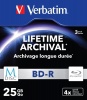 Фото товара BD-R Verbatim 25Gb 4x M-Disc (3 Pack Slim Case) (43827)