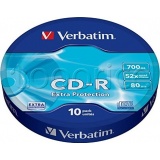 Фото CD-R Verbatim Extra 700Mb 52x (10 Pack Shrink) (43725)