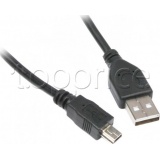 Фото Кабель USB2.0 AM -> mini-USB Maxxter 1.8 м (U-AM5P-6)