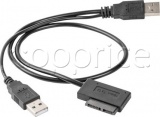 Фото Адаптер USB2.0 -> Slimline SATA 13-pin Cablexpert (A-USATA-01)
