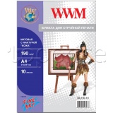 Фото Бумага WWM Fine Art Matte 190g/m2, "Кожа", A4, 10л. (ML190.10)