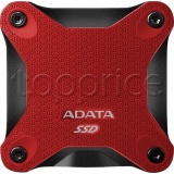 Фото SSD-накопитель USB 256GB A-Data SD600 Red (ASD600-256GU31-CRD)