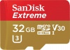 Фото товара Карта памяти micro SDHC 32GB SanDisk Extreme UHS-I U3 V30 (SDSQXAF-032G-GN6MA)