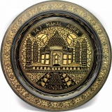 Фото Тарелка Arjuna бронзовая настенная 29 см Wall Plate BD 12" (24749)