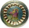 Фото товара Тарелка Arjuna бронзовая настенная 37 см (26116)