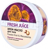 Фото Крем-масло для тела Fresh Juice Passion Fruit & Macadamia 225 мл (4823015936401)