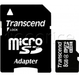 Фото Карта памяти micro SDHC 8GB Transcend (TS8GUSDHC4)