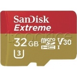 Фото Карта памяти micro SDHC 32GB SanDisk Extreme Action UHS-I U3 V30 (SDSQXAF-032G-GN6AA)