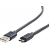 Фото товара Кабель USB2.0 AM -> USB Type C REAL-EL 1 м Black