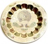 Фото товара Тарелка Arjuna бронзовая настенная Павлины 17,7 см (1800A)