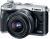 Фото товара Цифровая фотокамера Canon EOS M6 15-45 IS STM Kit Black (1724C043)