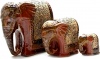 Фото товара Слоны Arjuna керамические 3 шт. 19,5x18,5x11 см, 12x12x8 см, 7x7,5x4,5 см (26055)