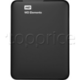 Фото Жесткий диск USB 1TB WD Elements Portable Black (WDBUZG0010BBK-WESN)