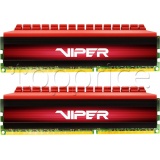 Фото Модуль памяти Patriot DDR4 32GB 2x16GB 3000MHz Viper4 Red (PV432G300C6K)
