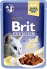 Фото товара Консервы для котов Brit Premium Cat pouch филе говядины в желе 85 г (111241/470)