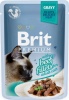 Фото товара Консервы для котов Brit Premium Cat pouch филе говядины в соусе 85 г (111253/555)