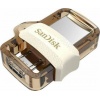 Фото товара USB флеш накопитель 64GB SanDisk Ultra Dual Drive m3.0 White-Gold (SDDD3-064G-G46GW)