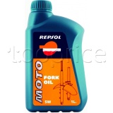 Фото Масло для мотовилок Repsol Moto Fork Oil 5W 1л (RP172L51)