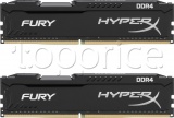 Фото Модуль памяти HyperX DDR4 32GB 2x16GB 2666MHz Fury Black (HX426C16FBK2/32)